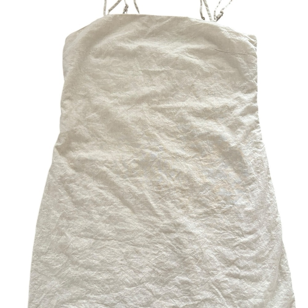 Cream Sleeveless Dress